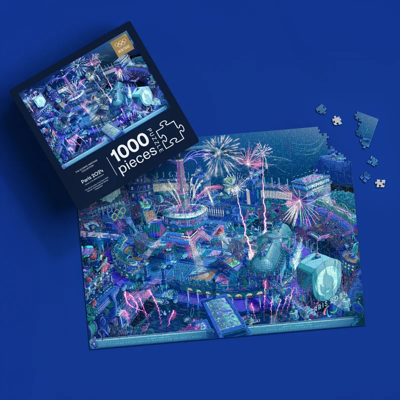 Puzzle Héritage - 1000 pièces - Les affiches officielles des Jeux Olympiques et Paralympiques de Paris 2024