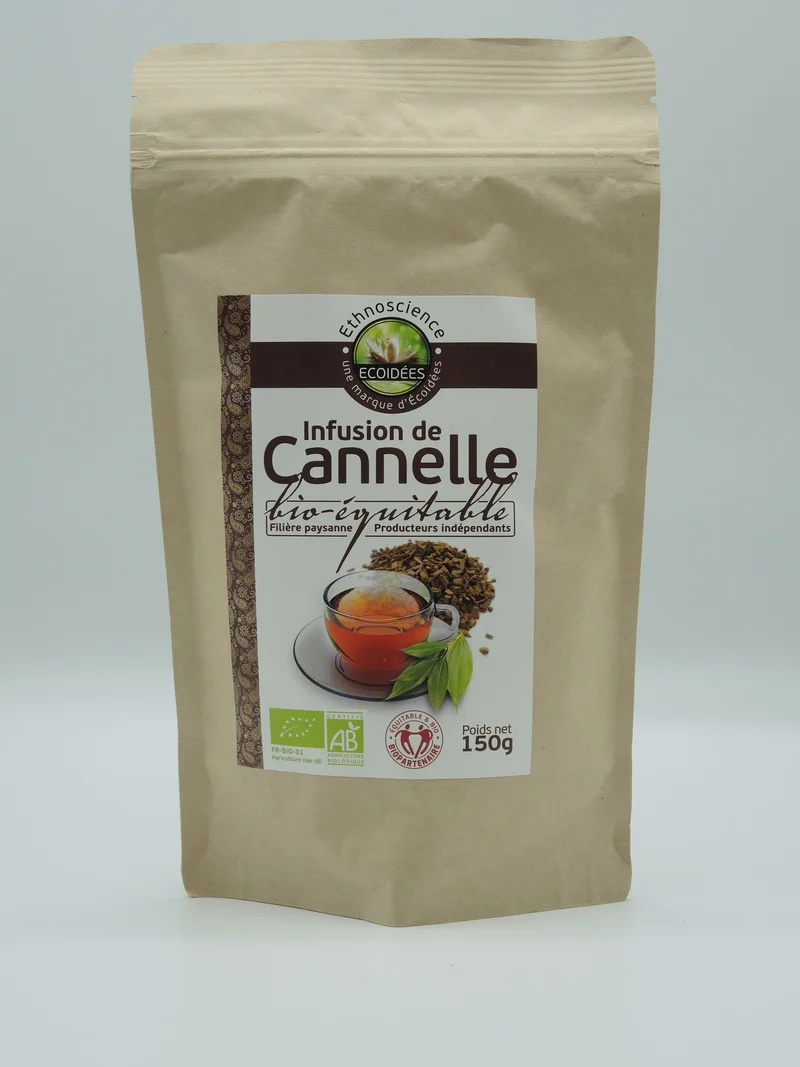 Infusion de Cannelle bio-équitable, 150g, Ecoidées