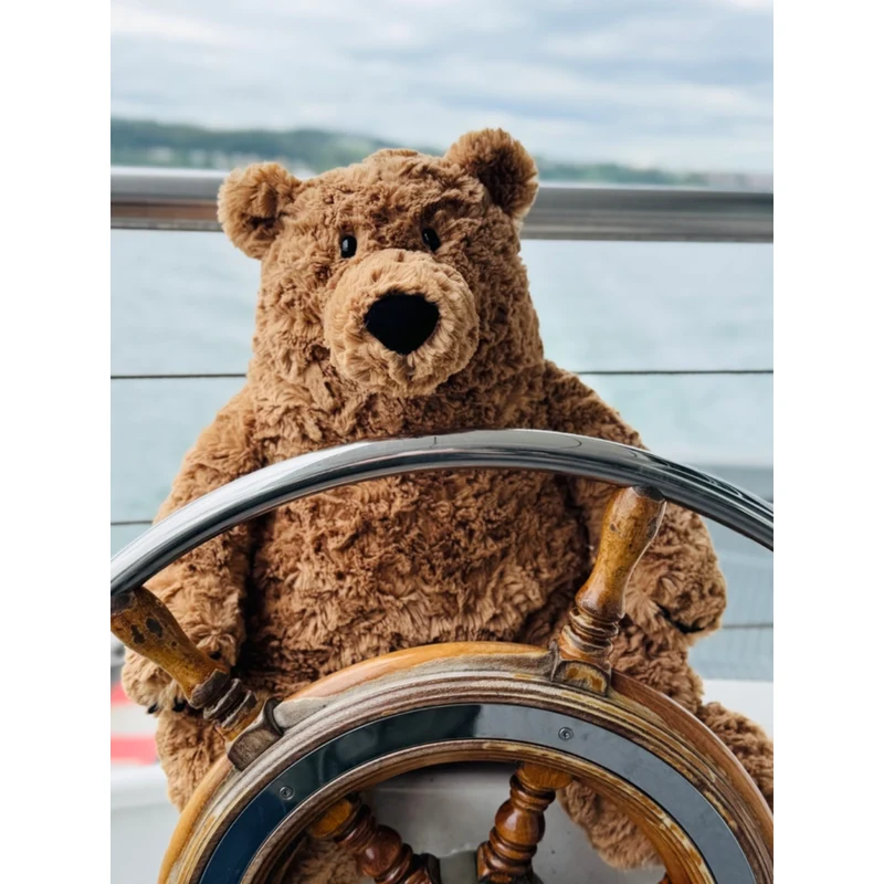 Peluche Casimir l’ours brun