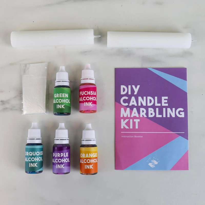 Kit DIY Candle Marbling