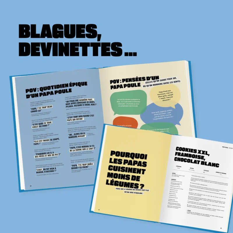 Livre de recettes Papa Poule