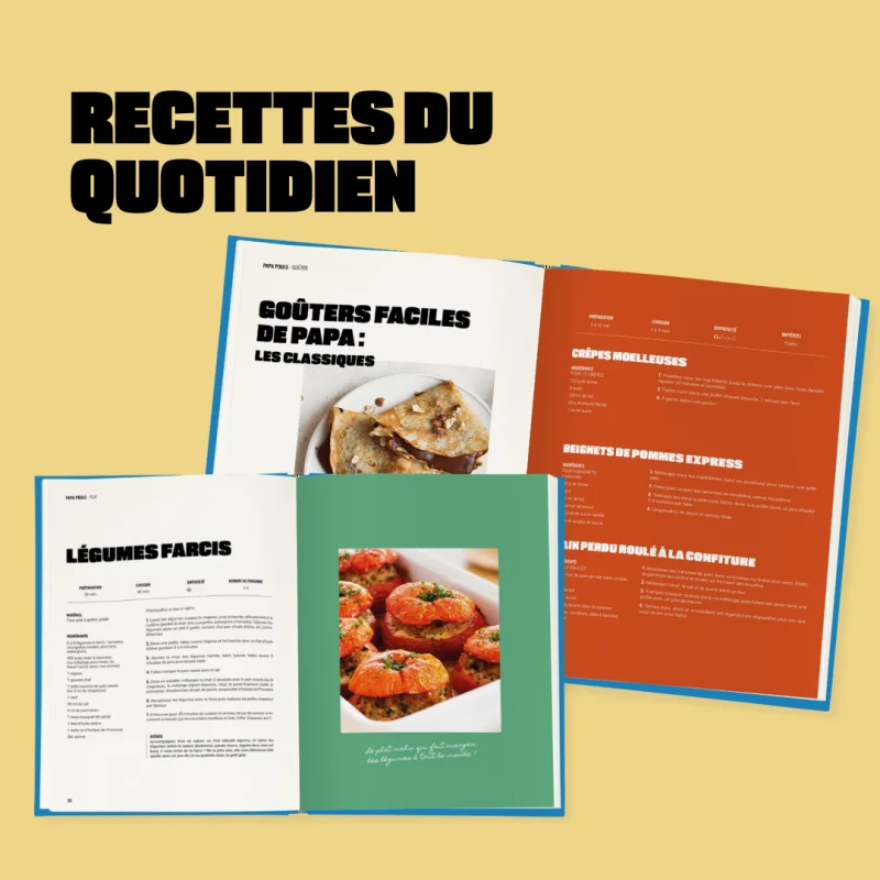 Livre de recettes Papa Poule