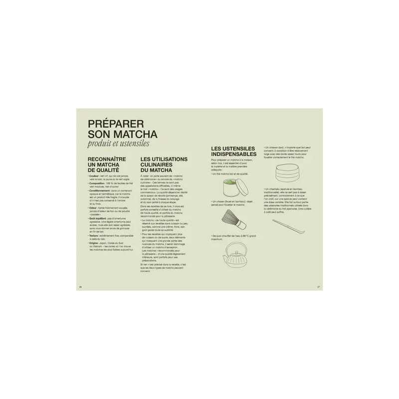 Matcha à la maison - Camille Becerra - Marabout