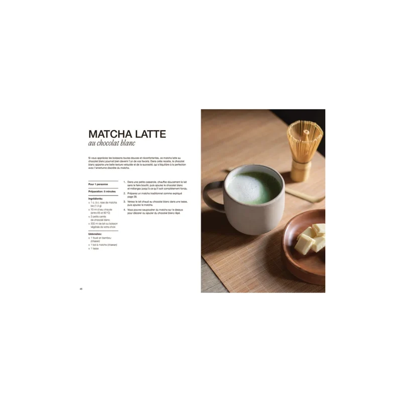 Matcha à la maison - Camille Becerra - Marabout
