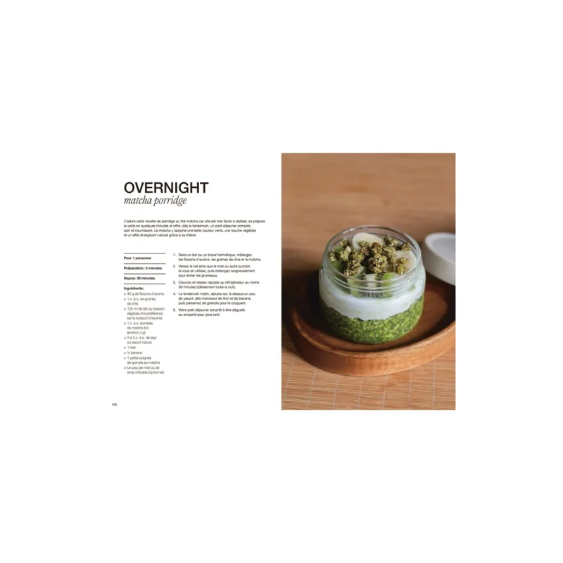 Matcha à la maison - Camille Becerra - Marabout