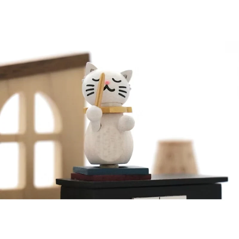 Boîte à musique - Chats jouant du piano n°12
