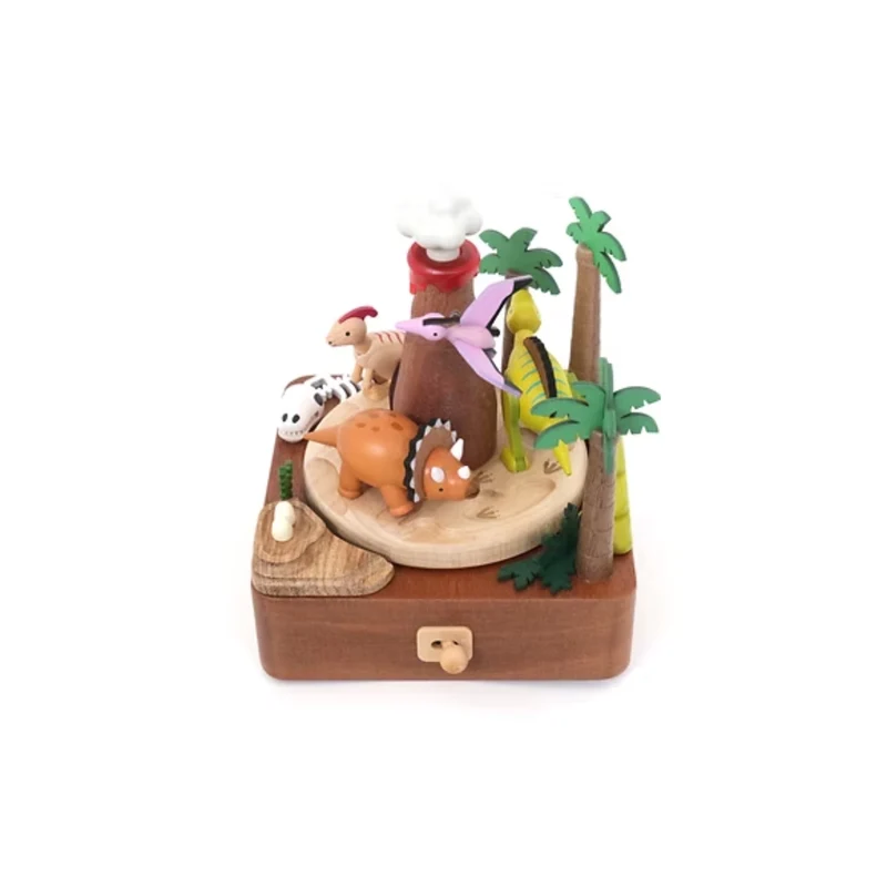 Boîte à musique - Volcan & Dinosaures n°48