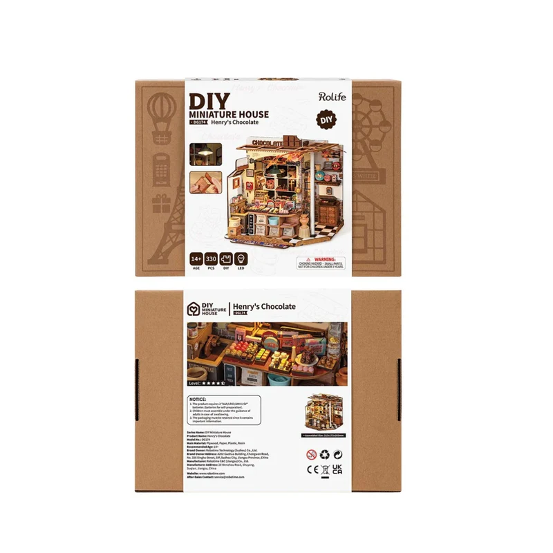 Kit Maison Miniature DIY Henry's Chocolate
