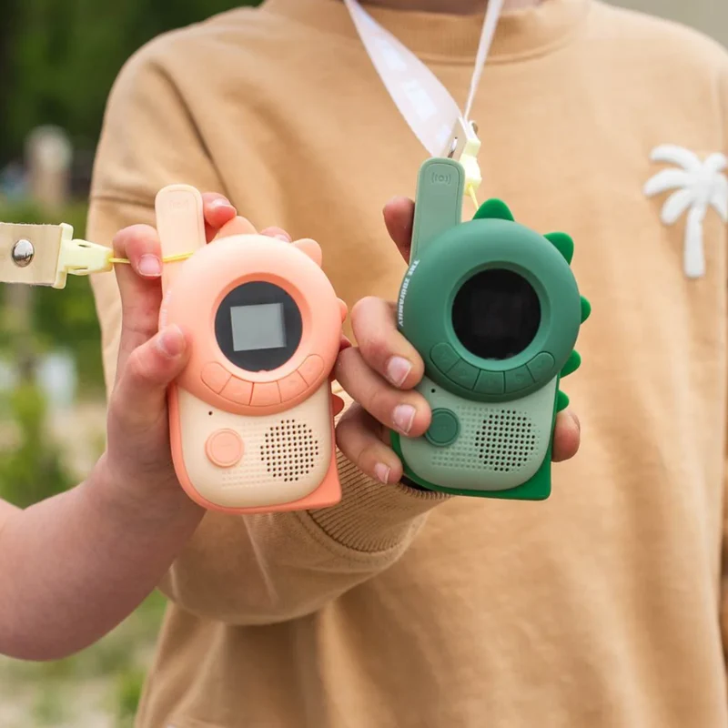 Talkie Walkie Zoo - Duo Dino Rose x Dino Vert