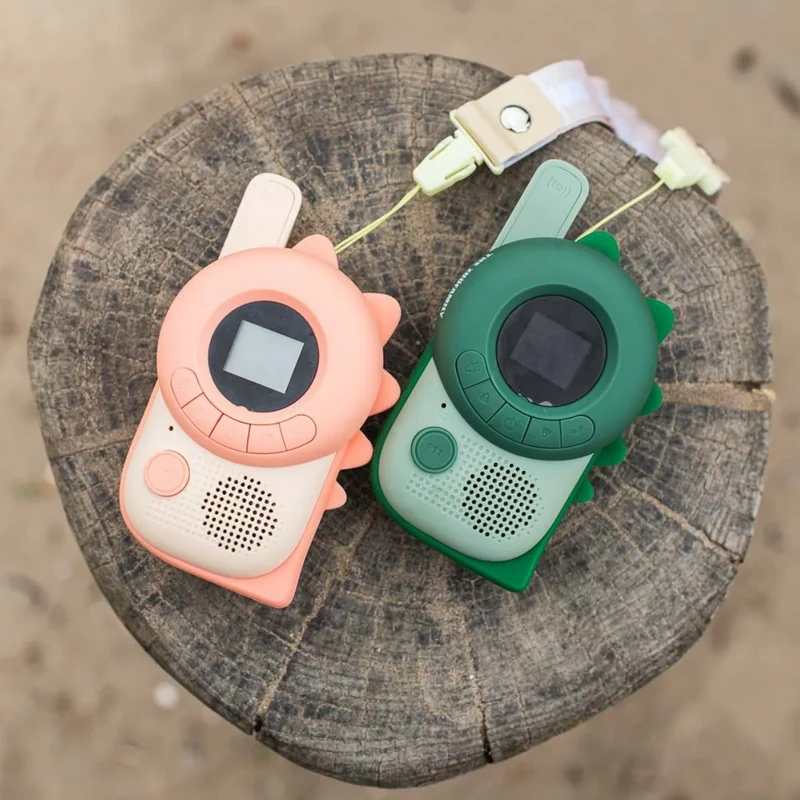 Talkie Walkie Zoo - Duo Dino Rose x Dino Vert