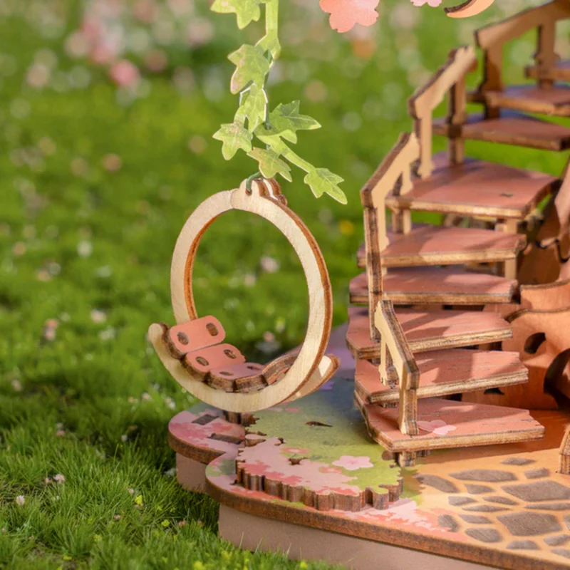 Kit Puzzle DIY Sakura Tree House