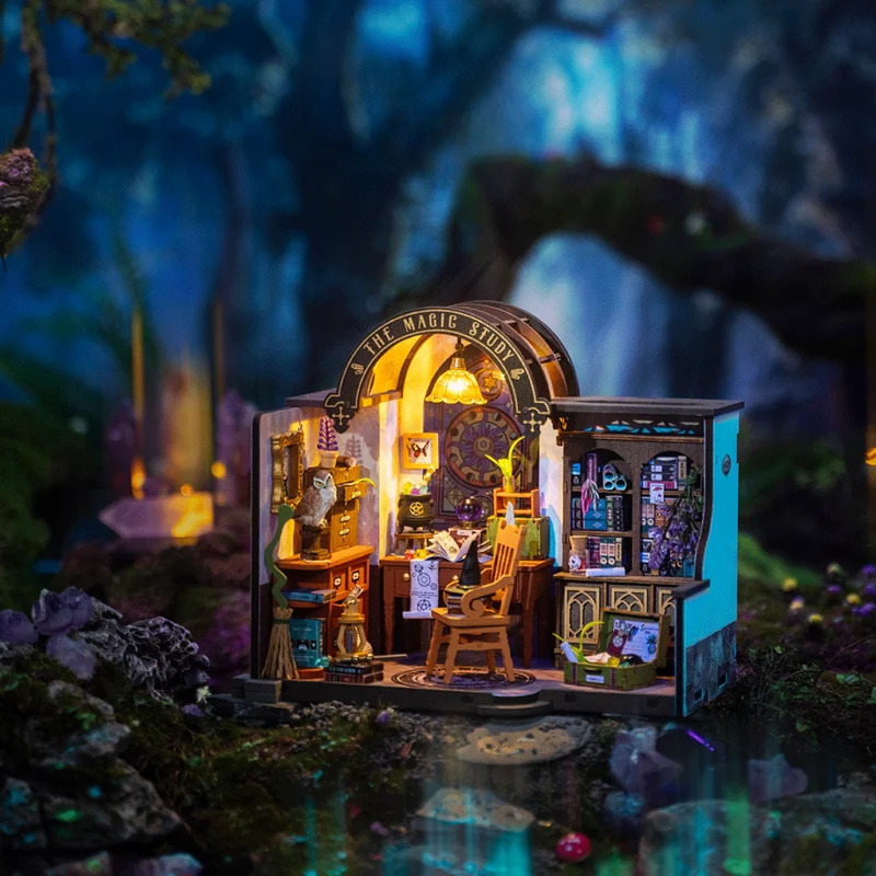 Kit Maison Miniature DIY - The Magic Study