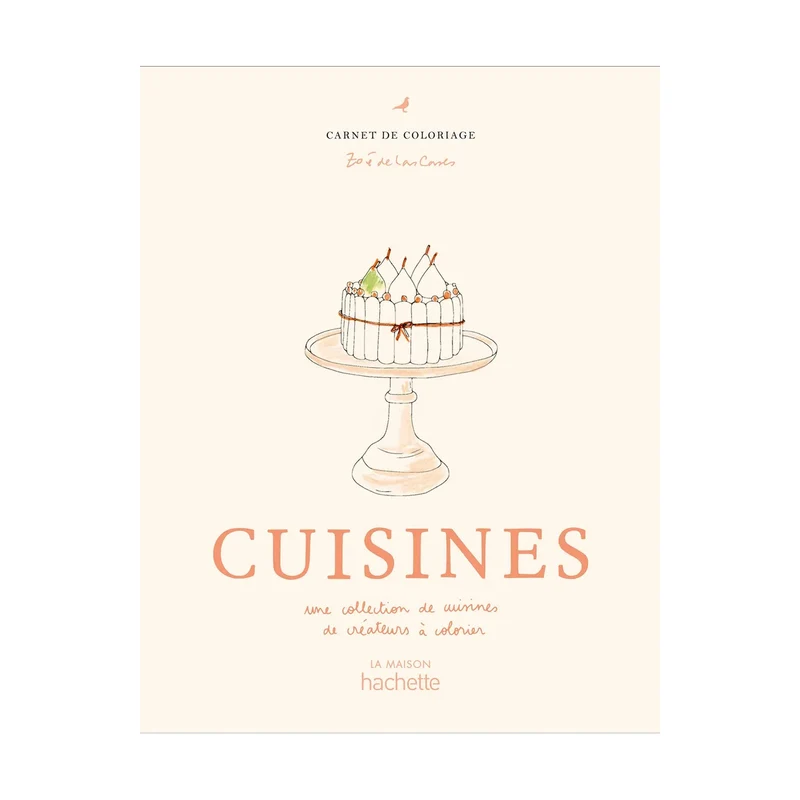 Carnet de coloriage Cuisines - Zoé de Las Cases