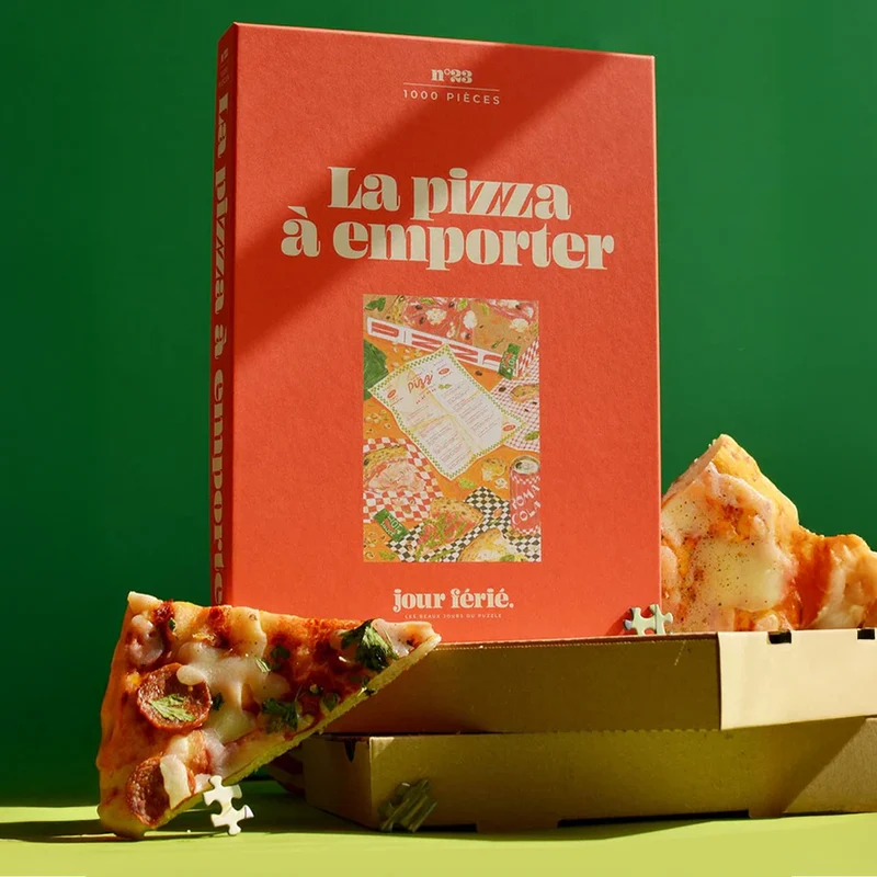 Puzzle La Pizza à emporter - 1000 pièces