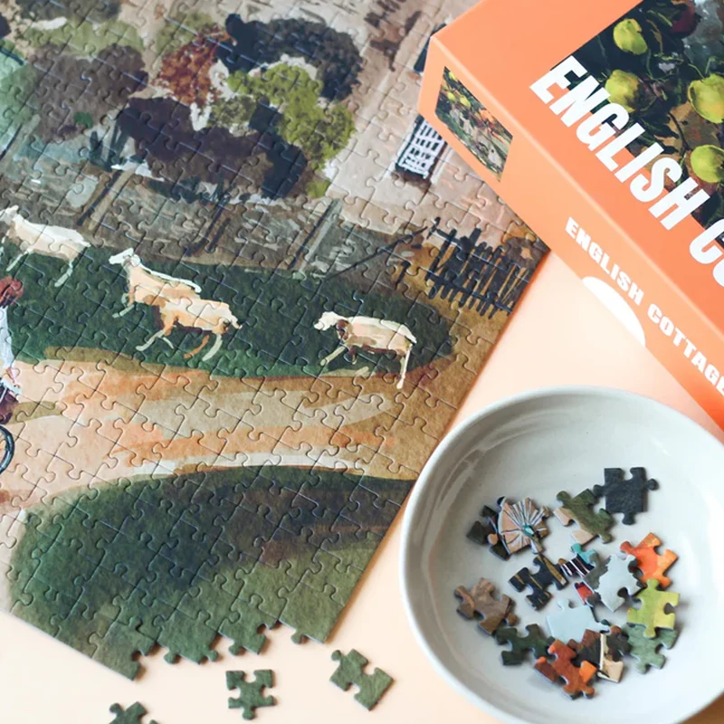 Puzzle English Cottage - 1000 pièces