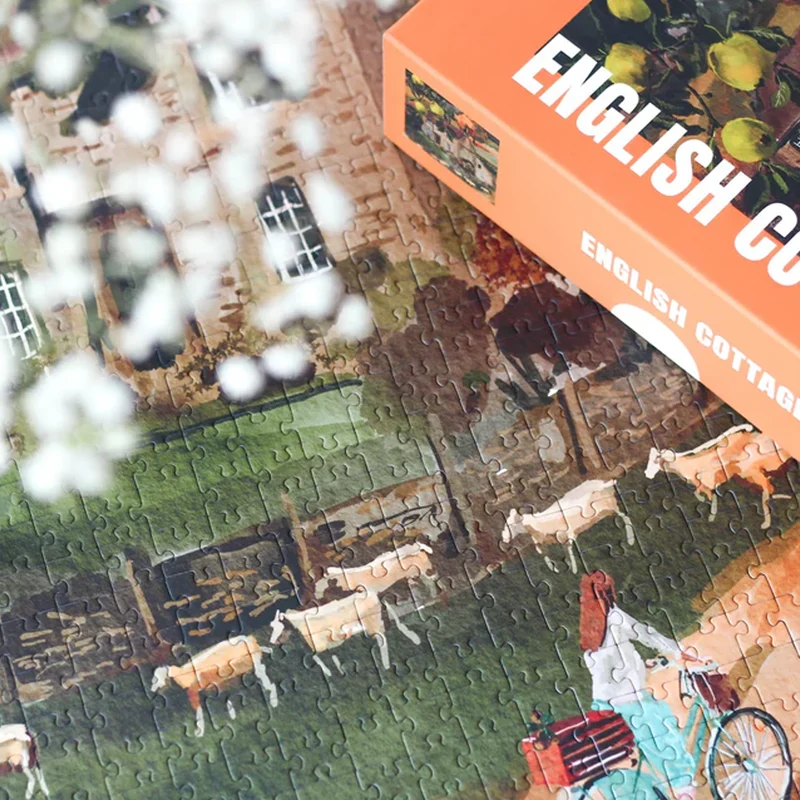 Puzzle English Cottage - 1000 pièces