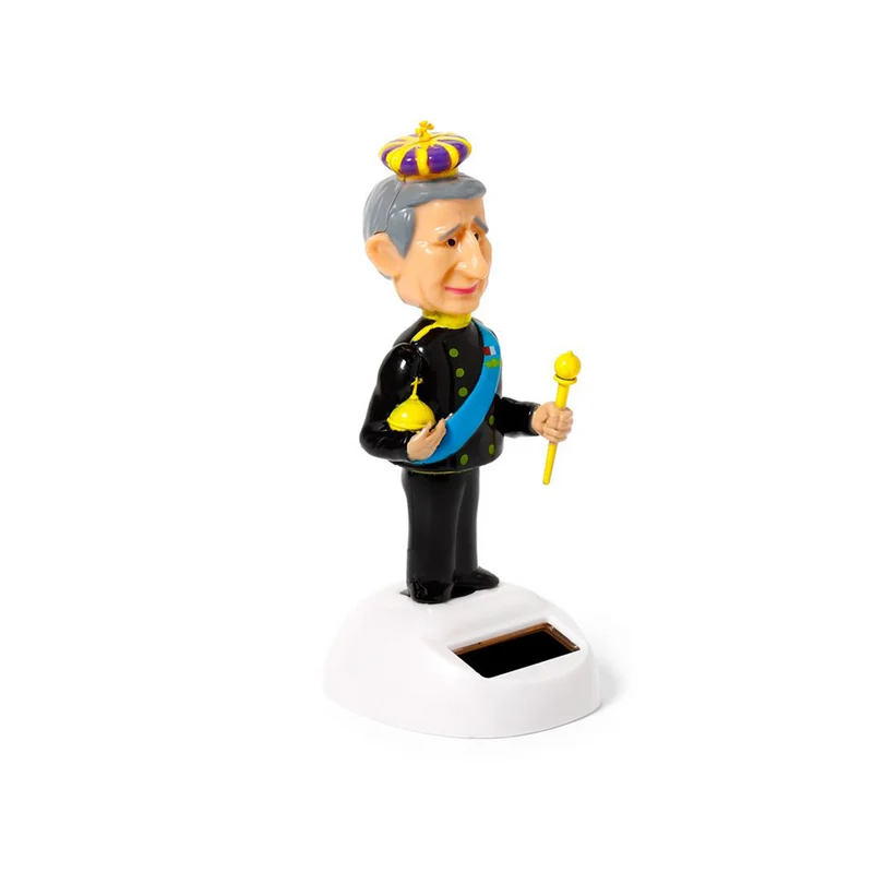 Figurine solaire - Roi Charles
