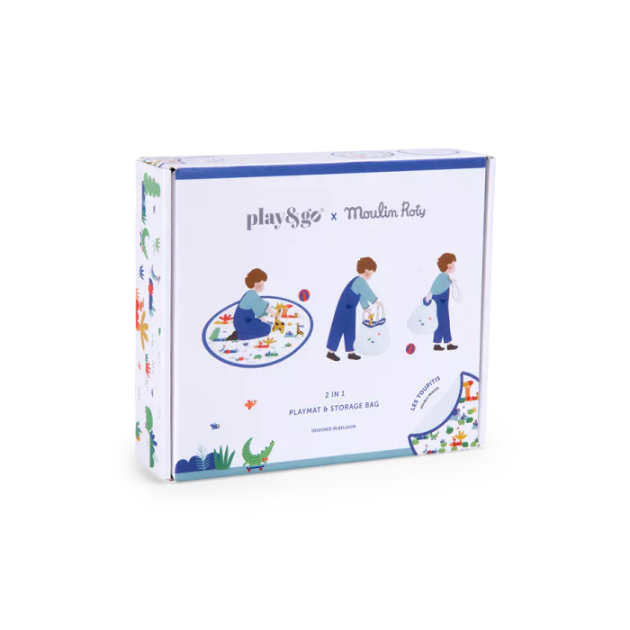 Moulin Roty - Tapis de jeu & sac à jouets - les toupitis- 👶6 mois+