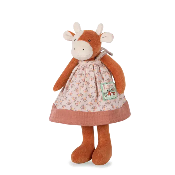 Moulin Roty - La Grande Famille - Peluche Charlotte la vache - Les Petits Frères 👶Naissance+
