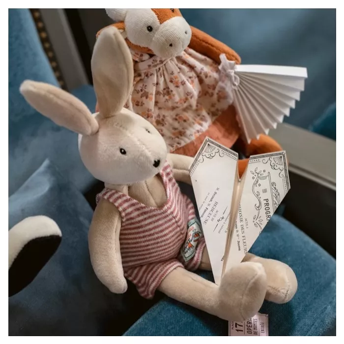 La Grande Famille - Peluche Sylvain le lapin - Les Tout-Petits - naissance+