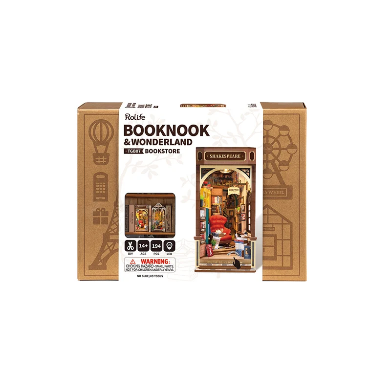 Kit DIY Maison Miniature Shakespeare Bookstore