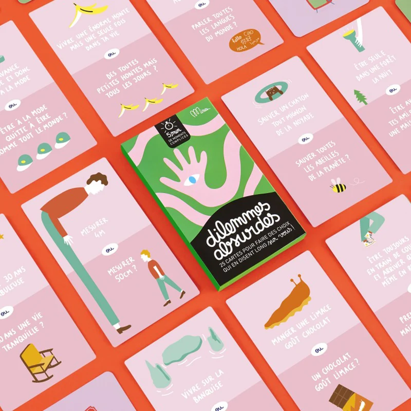 Jeu de 25 cartes - Dilemmes absurdes