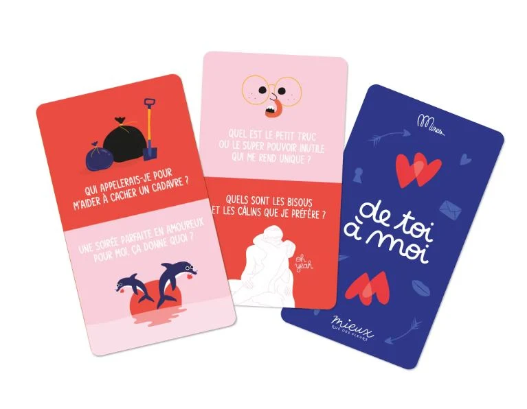 Jeu de 25 cartes - De toi à moi - Spécial Couple