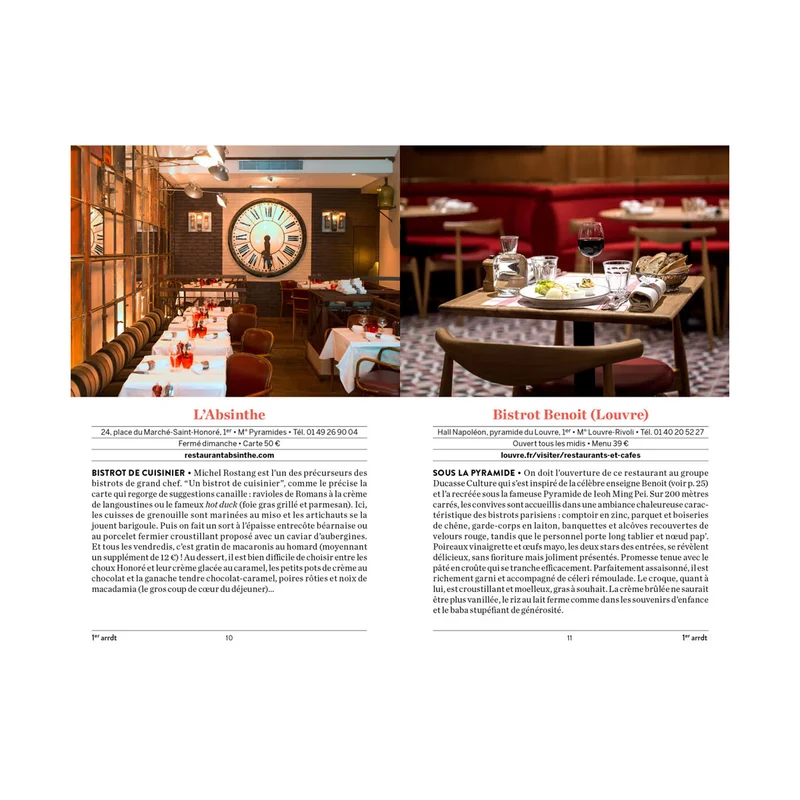 Livre Paris Petits Bistots des grands chefs