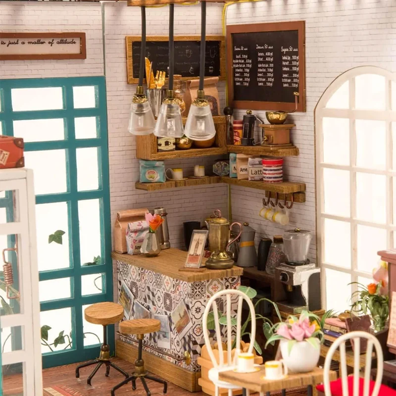 Kit DIY Maison Miniature Simon's Coffee