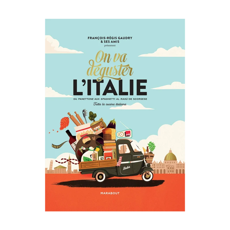Livre On va déguster l'Italie - Marabout
