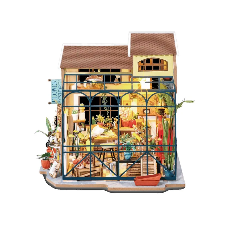 Kit Maison miniature DIY - Magasin de fleurs