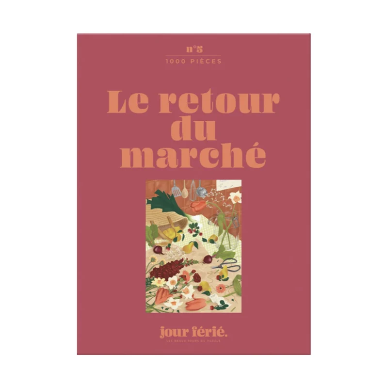 Puzzle Le retour du marché - 1000 pièces