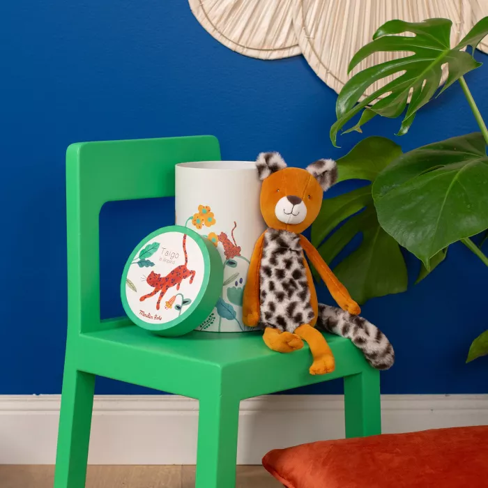 Moulin roty - La forêt Mawa - Poupée léopard Taïgo - naissance +