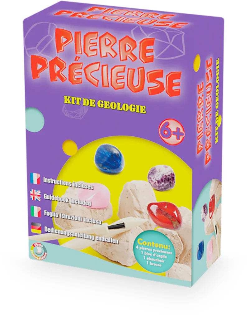 KIT GEOLOGIE - PIERRE PRECIEUSE - 5ans+