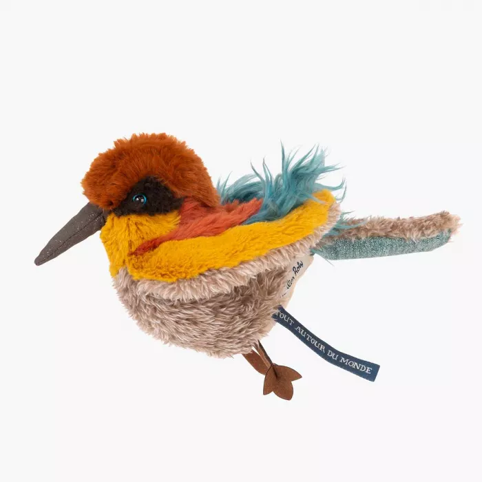 Moulin roty - Tout autour du monde - Peluche - Oiseau guêpier - naissance+