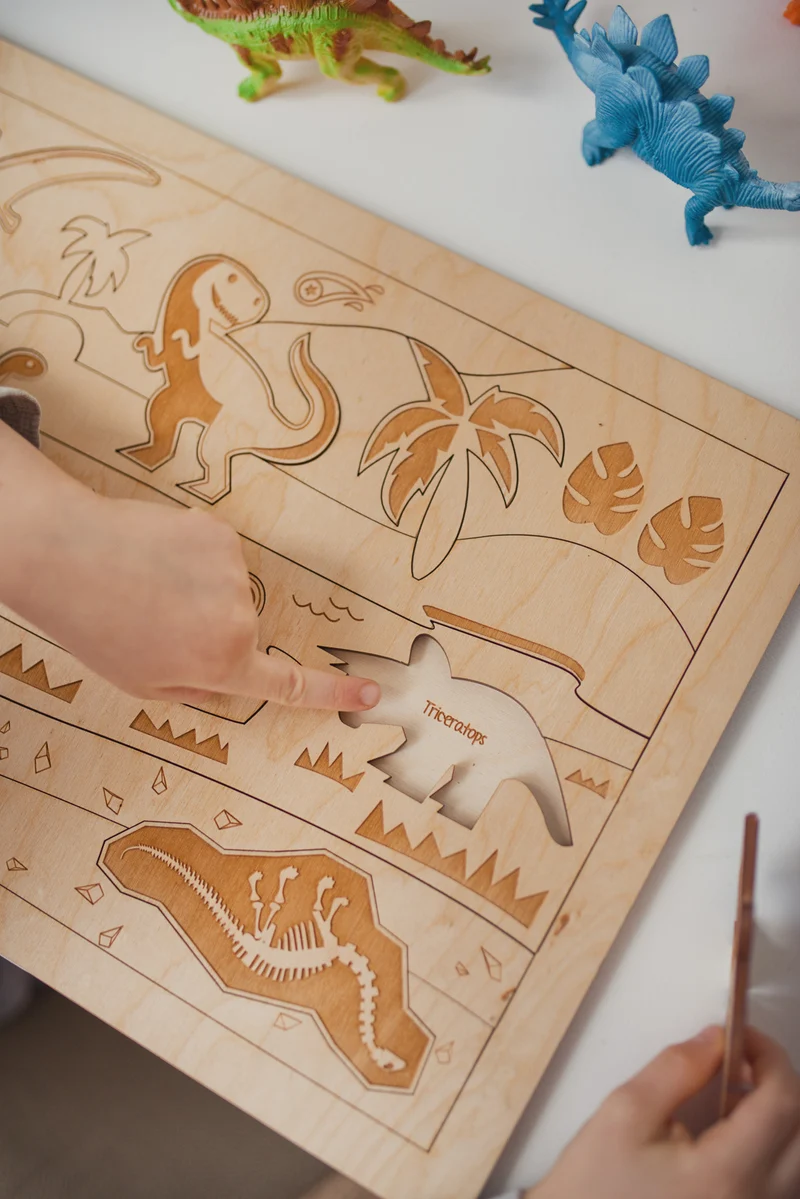 Puzzle Au temps des Dinosaures