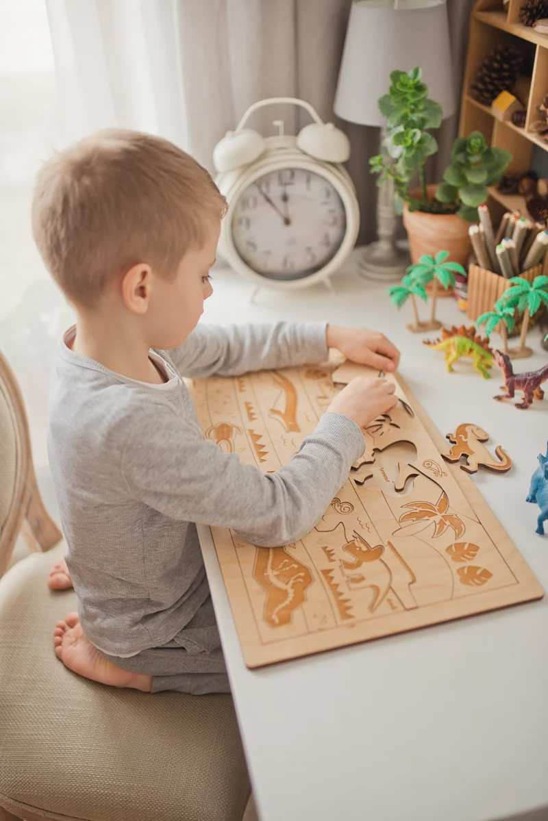 Puzzle Au temps des Dinosaures