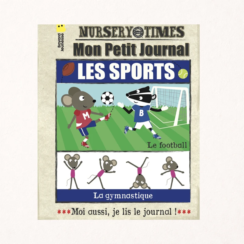 Livre "Mon journal en tissus Les Sports"