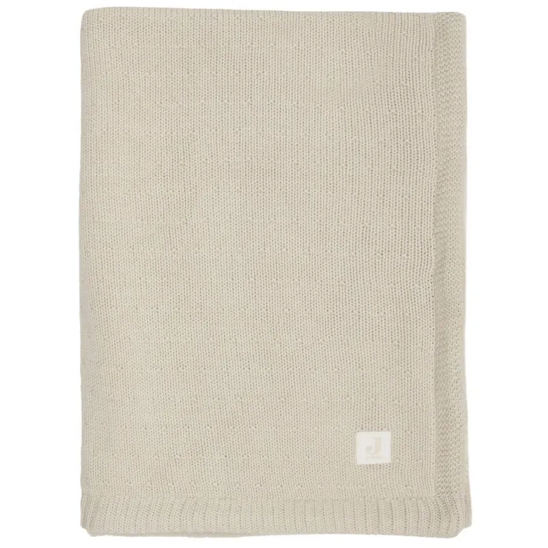 Couverture bébé doublée pilou Sprinkle Knit - Sand