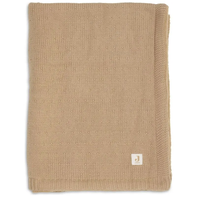 Couverture bébé doublée pilou Sprinkle Knit - Hazel
