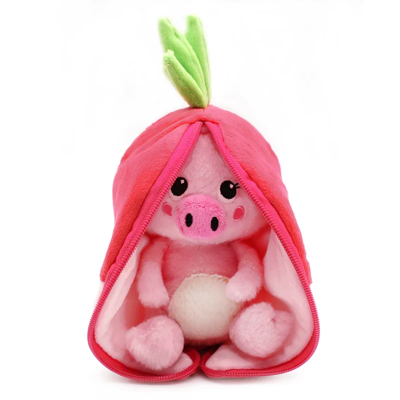 Déglingos - Peluche Piglet le cochon/radis - Flipetz - naissance+