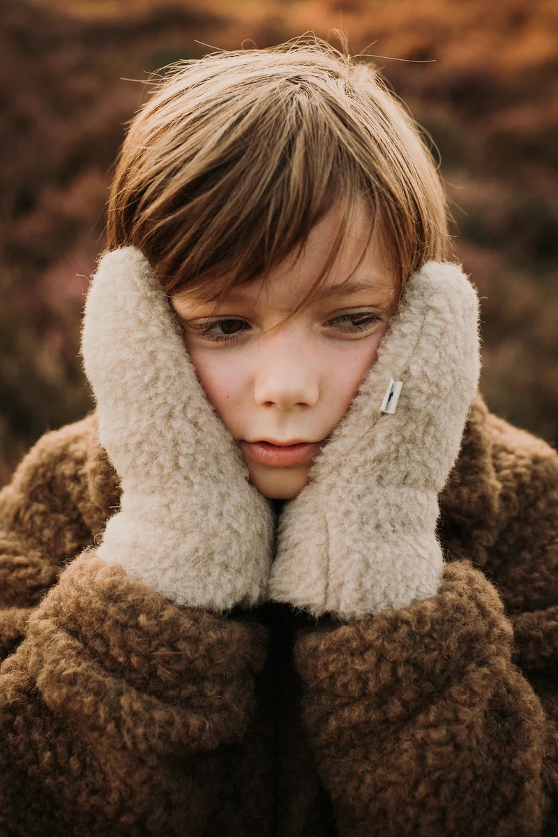 Moufles Freeze Enfant & Adulte beige - ALWERO
