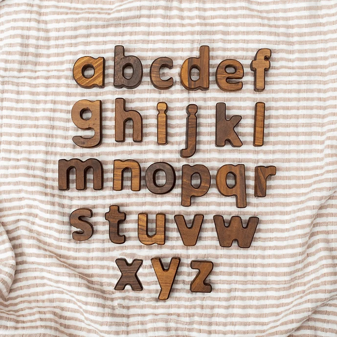 Lettres Minuscules en bois