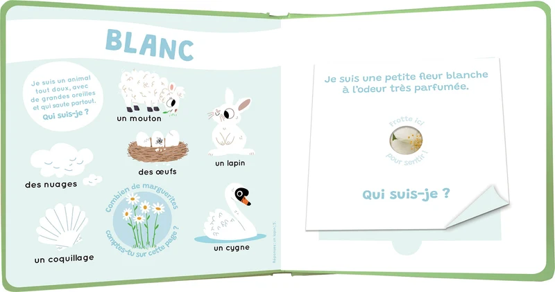 Mon livre des odeurs et des couleurs | La nature