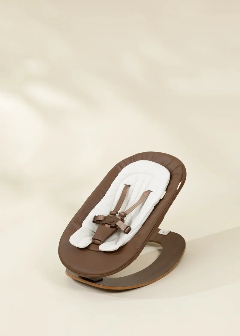 Convertible Newborn Bouncer Seat for Coco Chair – Macramé & Walnut
