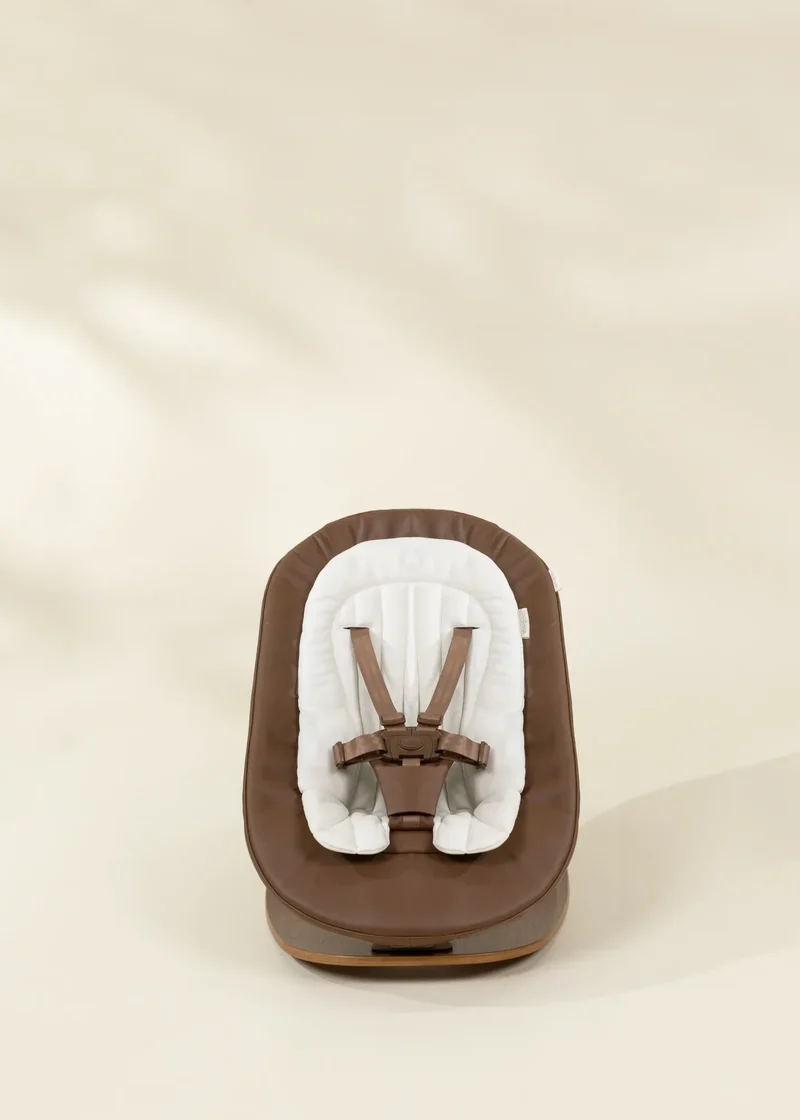 Convertible Newborn Bouncer Seat for Coco Chair – Macramé & Walnut