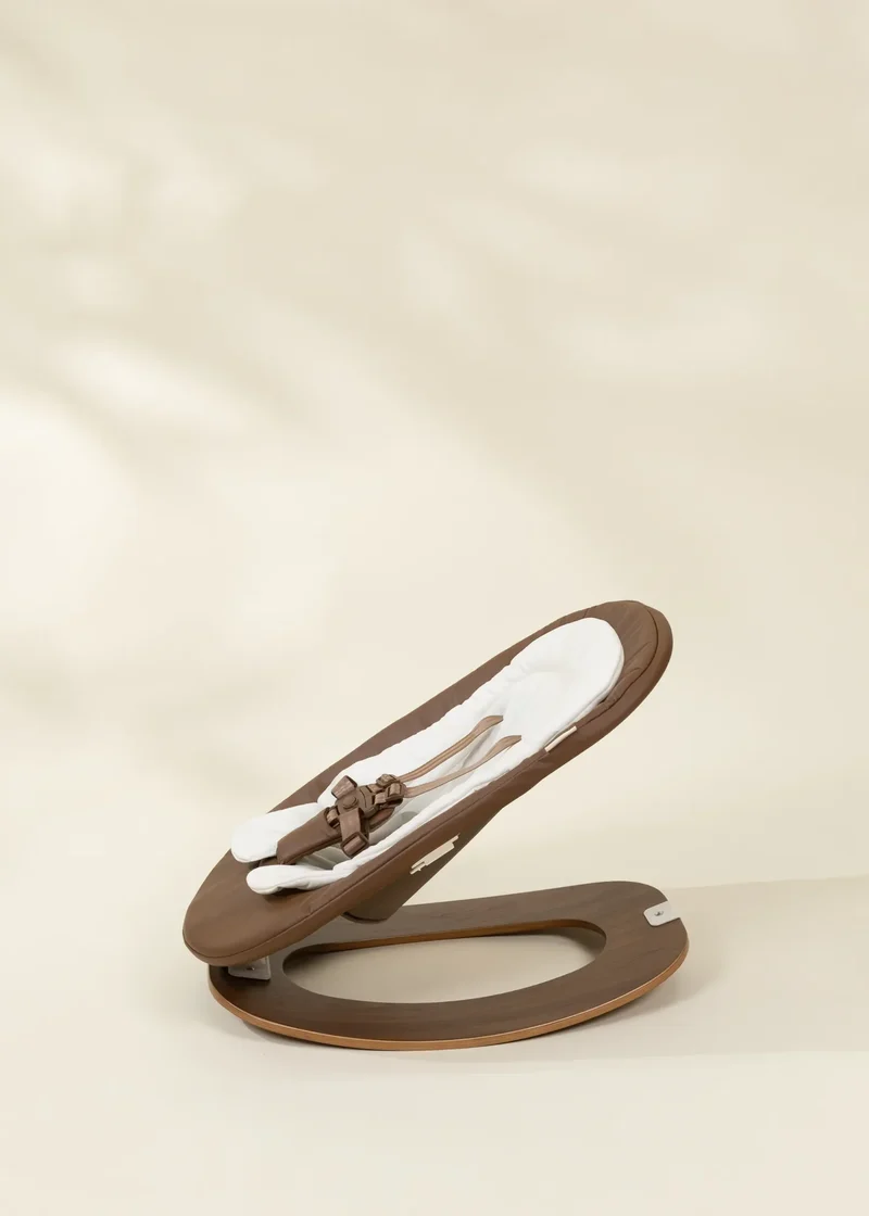 Convertible Newborn Bouncer Seat for Coco Chair – Macramé & Walnut