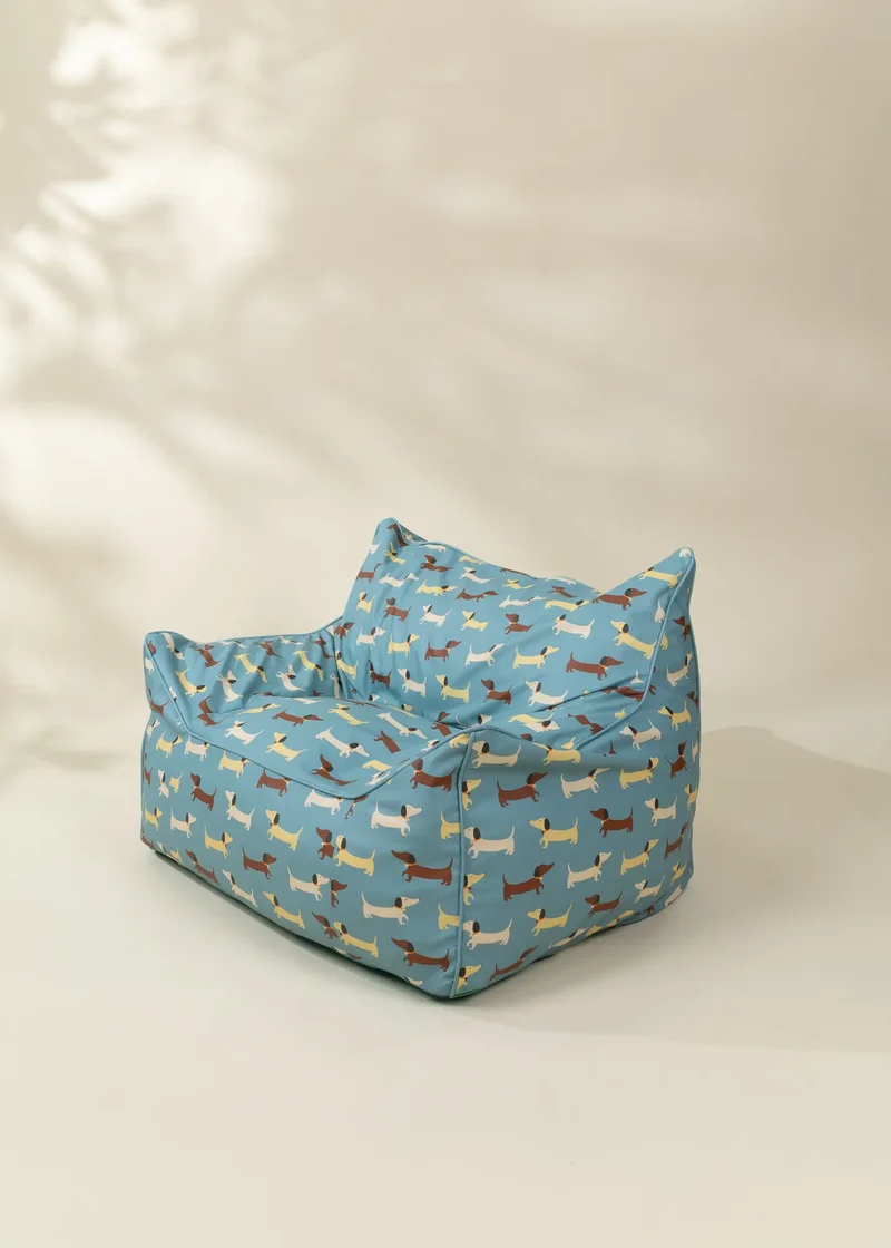 Vegan Leather Kids Bean Bag - Sausage Dogs