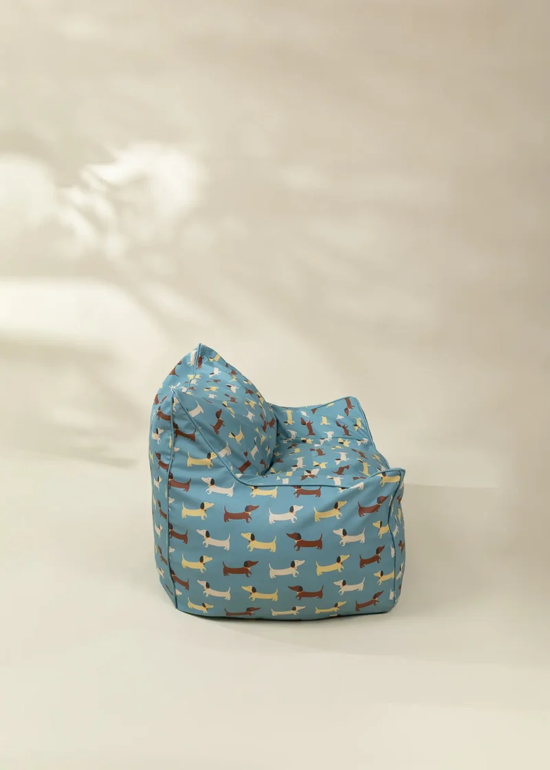 Vegan Leather Kids Bean Bag - Sausage Dogs