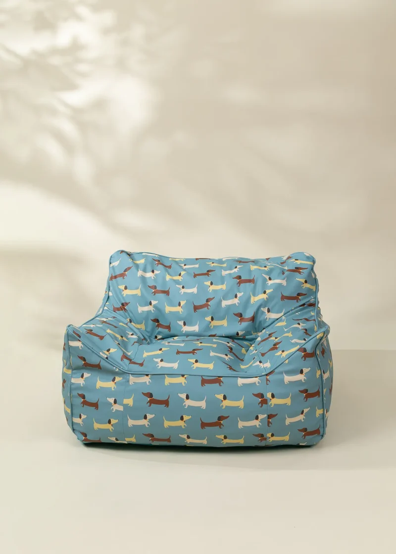 Vegan Leather Kids Bean Bag - Sausage Dogs